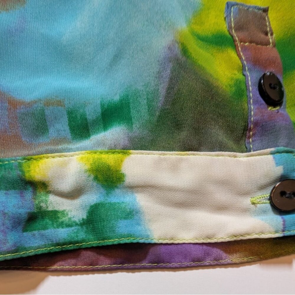 Clara Sunwoo 2 piece Tunic and Tank Top Set Large Art to Wear Lagenlook Artsy - Picture 13 of 13